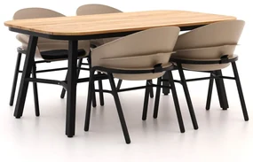 Hartman Tubb dining tuinset 185cm 5-delig verstelbaar