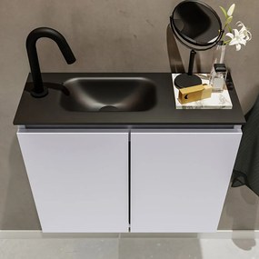 Mondiaz Ture 60cm toiletmeubel cale met wastafel urban links 1 kraangat