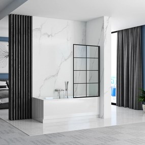 Badscherm Rea Lagos-1 Fix 80 Zwart