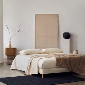Kave Home Ofelia Beige Boxspring Zonder Matras 160 X 200 Cm