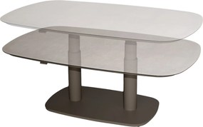 Paros in hoogte verstelbare tafel printed ceramic 140x85 cm terre Taste 4SO