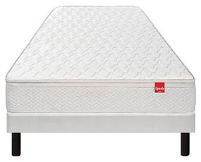 Ensemble matras met veren le Dépaysant + beddenbodem