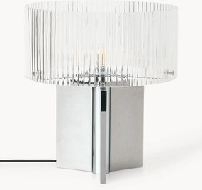 Tafellamp met geribbeld glas Emmi