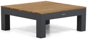 Loungeset 5 personen Aluminium/Teak Grijs Lifestyle Garden Furniture Vittoria