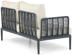 Stoel en Bank Loungeset 5 personen Aluminium/wicker Grijs  Coco Ibiza