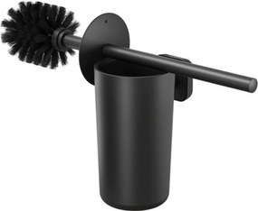 Tiger Carv toiletborstel met deksel 8,8x12,1x39,1cm zwart
