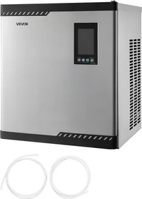 VEVOR Commerciële IJsmachine – Hoofdeenheid, 136 kg/dag RVS IJsmachine met Slim Bedieningspaneel, Zelfreinigend, Instelbare Dikte, Ideaal voor Restaurants, Bars, Cafés, Hotels – Alleen Hoofdeenheid