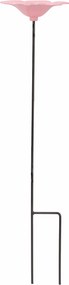 Bûten Gift Feeder Stake Malva Vogelvoederschaal - 72 cm - Roze - Metaal