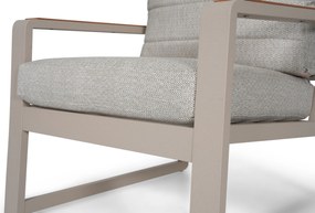 Stoel en Bank Loungeset  Aluminium Zand/Beige  Lifestyle Garden Furniture Sabbia