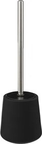 5Five toilet- / wc-borstel met houder - Zwart zandsteen - Diameter 39 cm