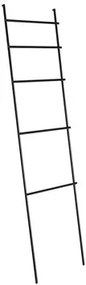 Sapho Debut handdoek ladder 50x186x3,2cm zwart mat