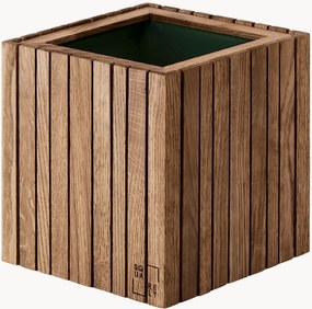 Zelfwatergevende plantenpot GrowON van eikenhout