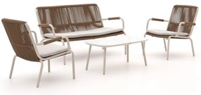 Bellagio Caronia stoel-bank loungeset 4-delig