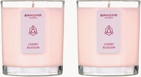 Met de hand gegoten geurkaars Cherry Blossom, 2-delig