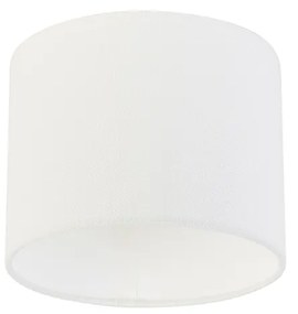 Katoenen lampenkap wit 18/18/14