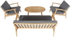 The Outsider Stoel-Bank Loungeset - Narvik - Acacia - Grijs - The Outsider