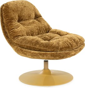 Draaibaar Fauteuil Mosterd