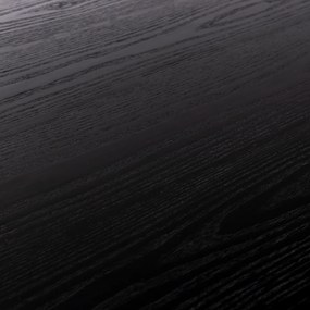 Zuiver Storm Ronde Eettafel Zwart - 128 X 128cm.