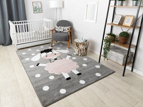 Tapijt PETIT DOLLY schaap, lammetje grijskleuring