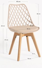 Pak 4 Mima Stoelen