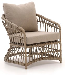 Lounge tuinstoel | Intenso  Cameri | Wicker (vlechtwerk) | Taupe | Kees Smit Tuinmeubelen