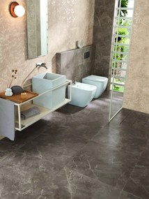 Jabo Roma Stone Pietra Brown vloertegel glans 80x80cm gerectificeerd