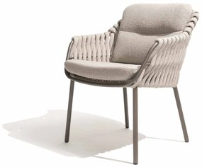 4 Seasons Outdoor Montera tuinstoel terre  Tuinstoel    bruin weerbestendig