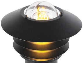 Moderne buitenlamp zwart 100 cm IP44 - Prato Modern E27 IP44 Buitenverlichting rond