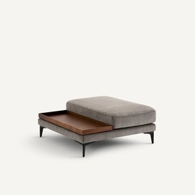 Voetensteun met dienblad, polyestermix, MODERNISTE, ontwerp Emmanuel Gallina