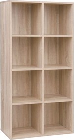 Nancy's Boekenkast Met 8 vakken - Planken Van Hout - Vrijstaande Kast – Opberger Voor Kantoor Of Thuis – Houten Kast