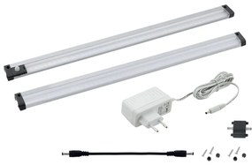 Eglo 94691 - SET 2x LED kastverlichting met sensor VENDRES 2xLED/3W/230V