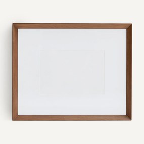 Eiken fotolijst, walnoot gebeitst, 53 cm hoog, ODILON