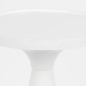 Zuiver Floss Ronde Bijzettafel Wit - 28 X 28cm.
