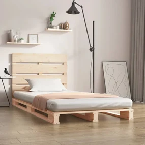 vidaXL Bedframe massief grenenhout 100x200 cm
