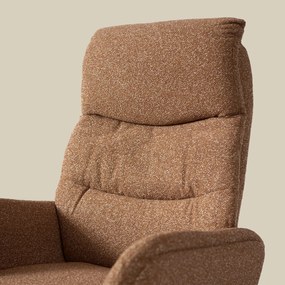 Elektrisch Verstelbare Stoel Stof Terracotta