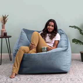 Natalia Velvet Armchair Bean Bag
