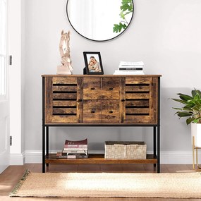 Nancy's Tilburry Opbergkast - Commode Kasten - Industriële Kast - Dressoir - Kast met 6 Lades - 100 x 35 x 84,5 cm (L x B x H)