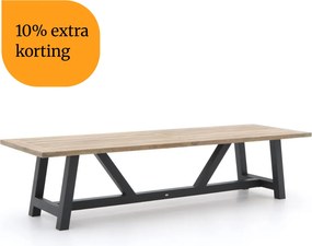 + 10% kassakorting | Tuin eettafel Bellagio  | Rechthoekig  | Tuintafel Teakhout | 330x100cm | 10 personen | Kees Smit Tuinmeubelen