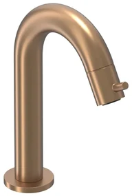 IVY Bond Fonteinkraan - gebogen - opbouw - laag - Geborsteld mat koper PVD 6401055