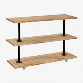 Willink Mangohouten Console Met Wielen Mangohout - Sklum