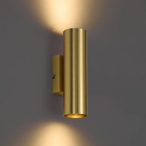 Moderne wandlamp messing 2-lichts - Jeana