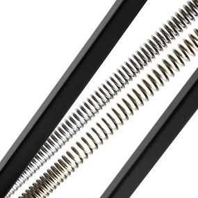 Industriële vloerlamp zwart verstelbaar - Hobby