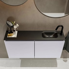 Mondiaz Ture 100cm toiletmeubel cale met wastafel urban rechts 1 kraangat