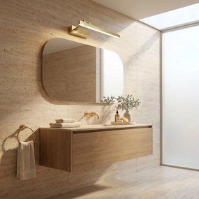 Badkamer LED-wandlamp SWE031-1W 40cm Brush Gold