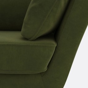 Fauteuil in fluweel Topim