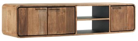 DTP Home Evo Hangend Tv-meubel Teak Hout 185 Cm - 185x40x40cm.