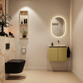 Mondiaz Ture DLux toiletmeubel 60cm oro met wastafel frappe rechts zonder kraangat