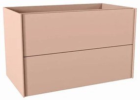 Mondiaz TENCE wastafelonderkast - 80x45x50cm - 2 lades - push to open - softclose - Rosee M37165Rosee