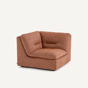 Modulaire 90° hoek in gemêleerde stof, GIULIANO