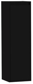 Saniclass New Future Badkamerkast - 120x35x35cm - 1 rechtsdraaiende deur - MDF - hoogglans zwart 7039R